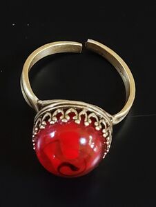 Bright red ring