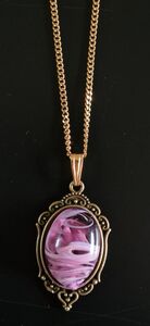 Glass pendant